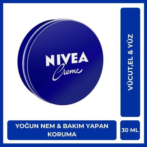 Nivea Creme مرطوبکننده دست، صورت و بدن 30 میلیلیتر