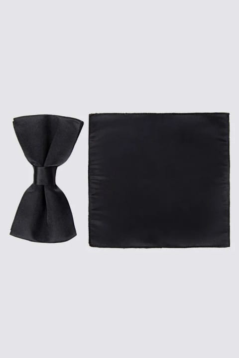 D'S Damat پاپیون مشکی ساده
