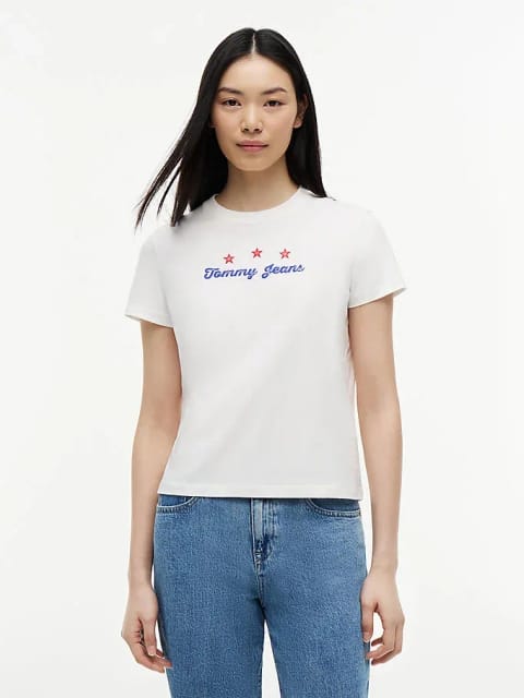 تی‌شرت زنانه Tommy Jeans مدل TJW Regular Novelty