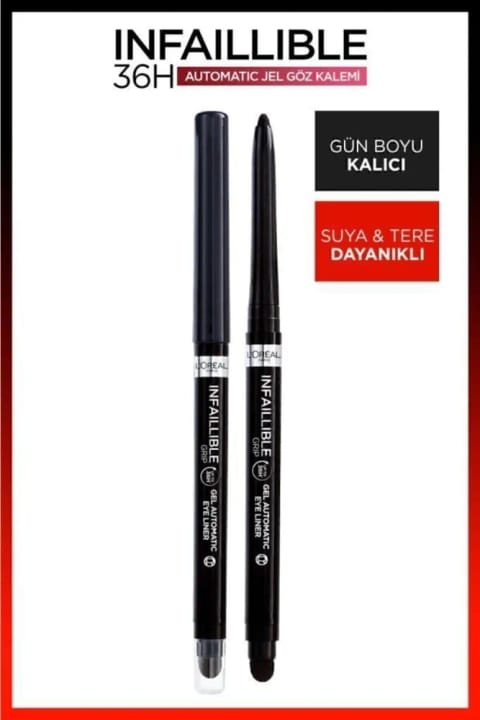 مداد چشمی ژل اتوماتیک L'Oreal Paris Infallible - مشکی پررنگ