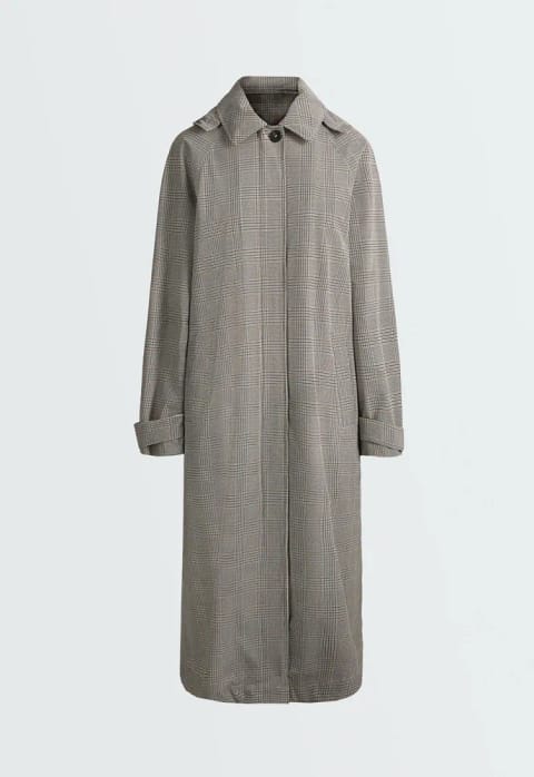 Long extra lightweight 10k check waterproof jacket