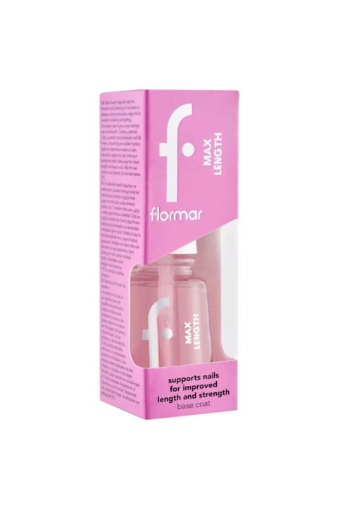 Flormar Max Length Base Coat - ناخنپاککن تقویتکننده ۱۱ میلیلیتر