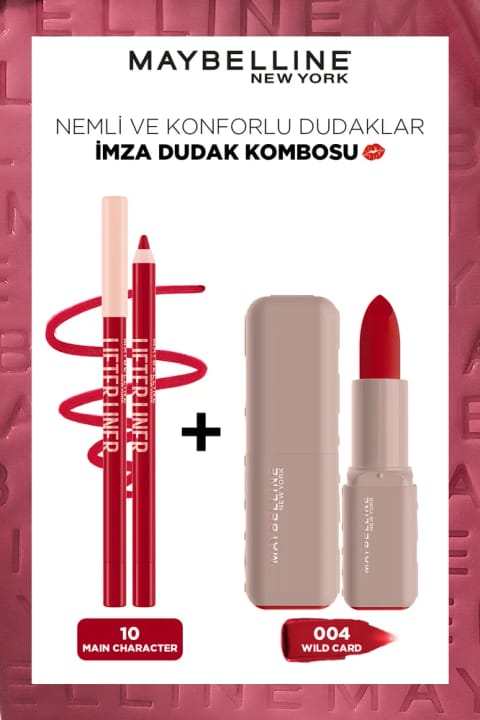 Maybelline New York Lifter Liner رژ لب 010 Main Character + اثر سرم