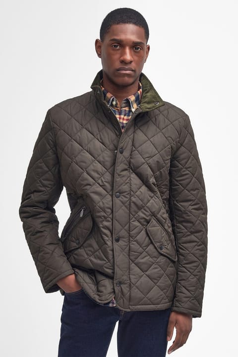 کاپشن کاپیتونه Barbour مدل Chelsea رنگ زیتونی OL51