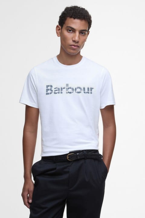 تیشرت Barbour مدل Kilnwick رنگ Antique White کد WH52