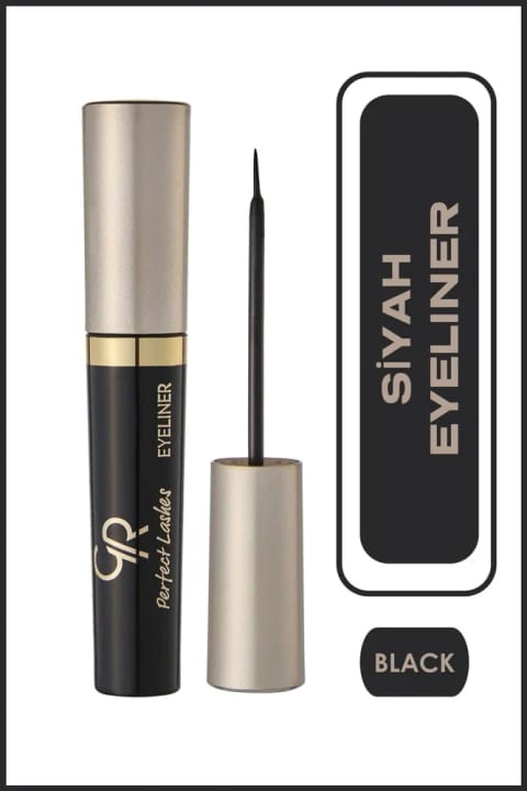 Golden Rose خط چشم Perfect Lashes - مشکی - خط چشم