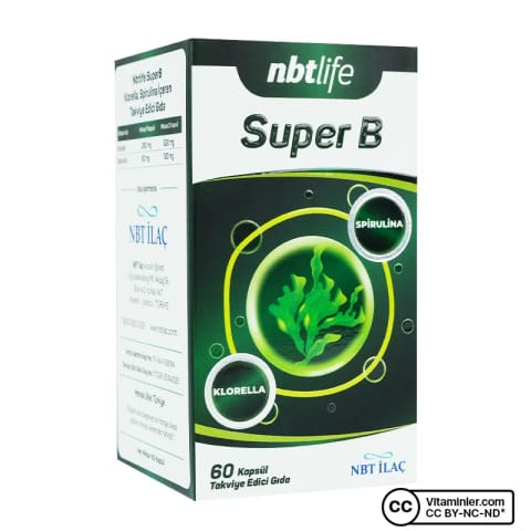 Nbt Life Super B اسپیرولینا ۶۰ کپسول