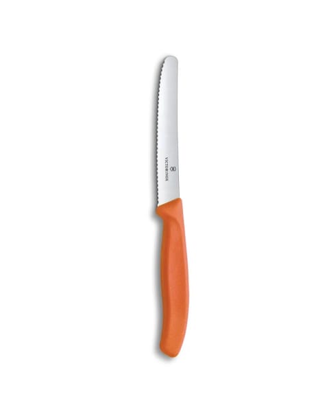 چاقوی گوجه‌ای Victorinox مدل Swiss Classic 6.7839.C1 استیل ۱۱ سانتی‌متری نارنجی