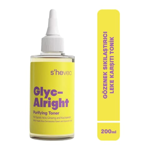She Vec Glyc-Alright تونیک سفتکننده منافذ و ضد لک ۲۰۰ میلیلیتر