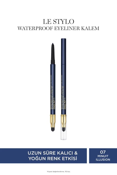 Lancome Le Stylo خط چشم ضد آب 07 آبی 3614273436410