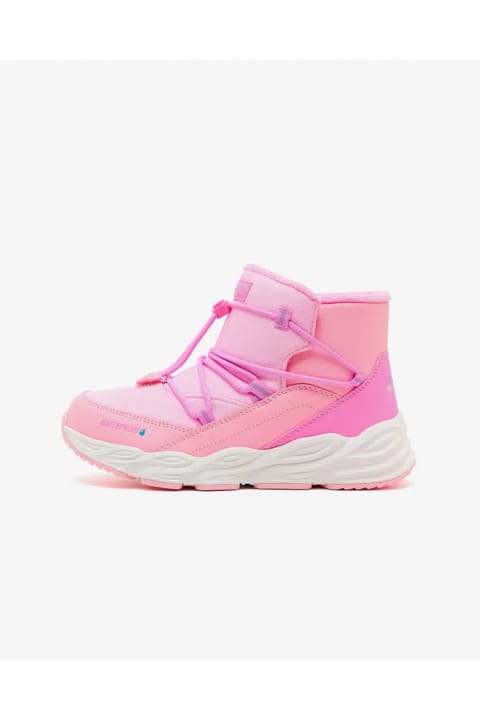 SKECHERS TURBO TREAD بوت دختر بچه بزرگ سایز بزرگ صورتی روشن 303492L LTPK