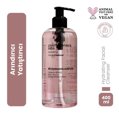 Cosmogenesis Labs ژل شستشوی صورت برای پوست خشک و حساس 400 میلی‌لیتر