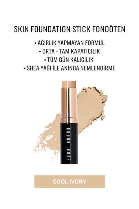 BOBBI BROWN استیک فونداسیون پوست — Cool Ivory