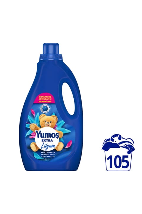 Yumoş Extra کنسانتره نرمکننده لباس Lilyum 105 شستشو 2520ml