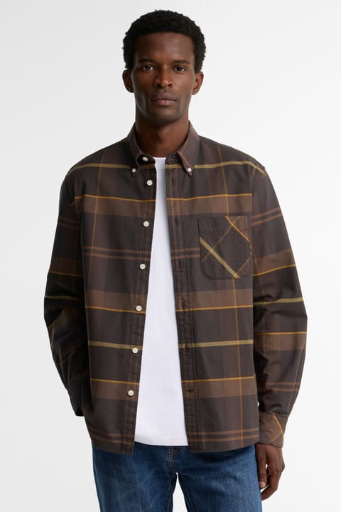 پیراهن Barbour Mineral Tartan Dunoon Authentic BR91 Dried Bracken