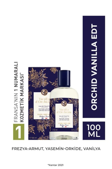 Yves Rocher Orchid Vanilla ادکلن EDT وگان 100 میلیلیتر