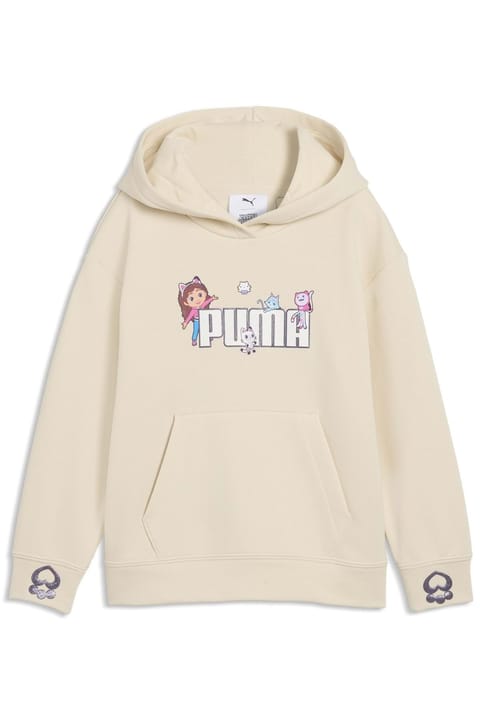 سویشرت هودی دخترانه Puma 634928 X GDH Graphic BEJ