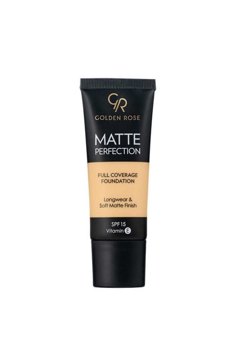 فونداسیون مات پرفکشن Golden Rose شماره Warm 02 با عصاره درخت بید و روغن هسته انگور
