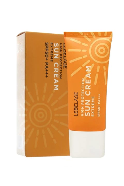 LEBELAGE کرم ضدآفتاب مرطوب‌کننده با محافظت فوق‌العاده SPF 50 PA