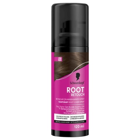 Root Retoucher اسپری رنگ مو مشکی 120 میلیلیتر