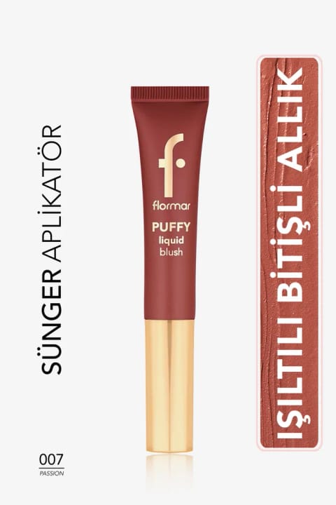 Flormar Puffy Liquid رژگونه مایع — 007 Passion
