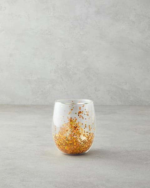 لیوان دو جداره بوروسیلیکات Shimmer ۴۰۰ ml Gold
