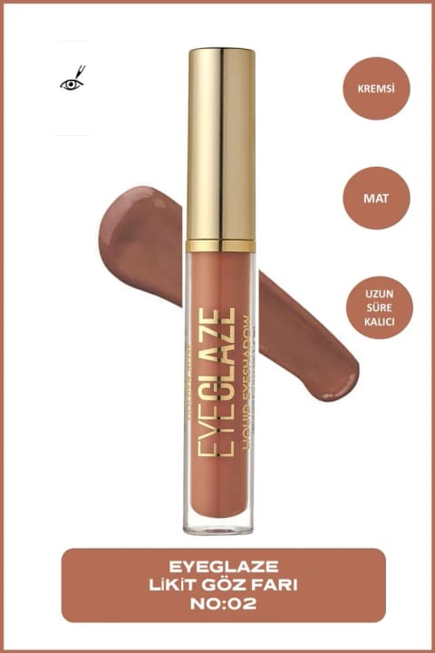 Golden Rose سایه مایع چشم Eye Glaze - 02 Cinnamon
