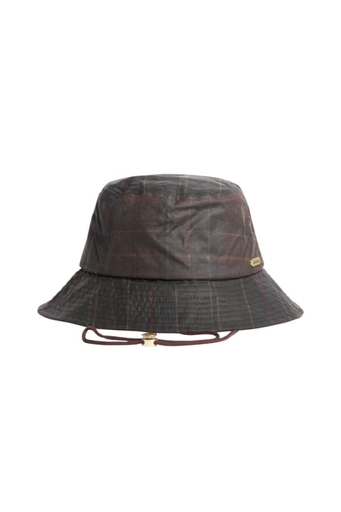 کلاه سطلی Barbour مدل Hazelwood TN11 طرح Classic Muted Tartan