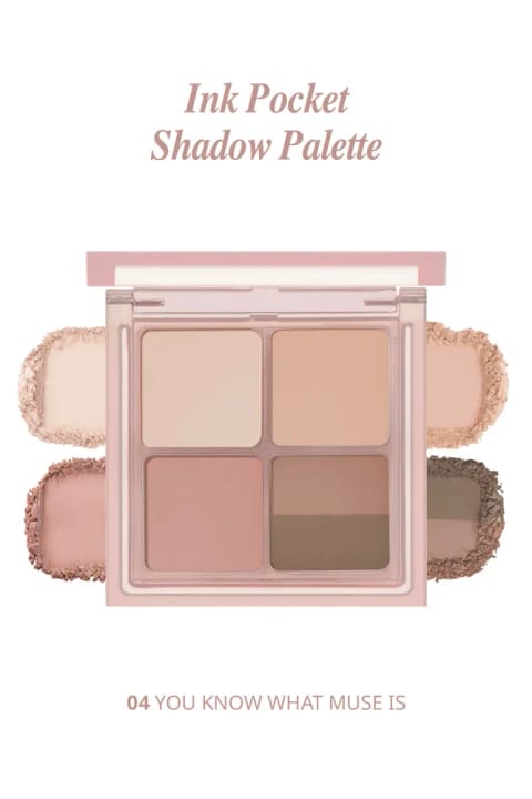 پالت سایه چشم چهار رنگ مات PERIPERA Ink Pocket Shadow Palette (04 ...