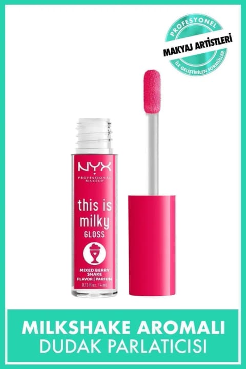 NYX Professional Makeup This Is Milky Gloss رژ لب براق - Mixed Berry Shake
