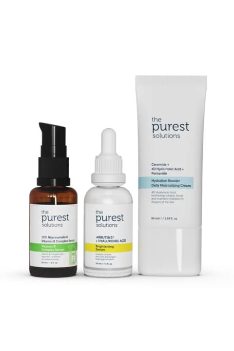 The Purest Solutions ضد قرمزی، تسکیندهنده و مغذی ست مراقبت پوست