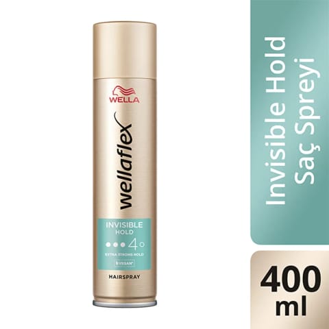 Wella Wellaflex Invisible Hold اسپری مو با تثبیت نامرئی و فوقالعاده قوی 400 میلیلیتر - تثبیت 4/5