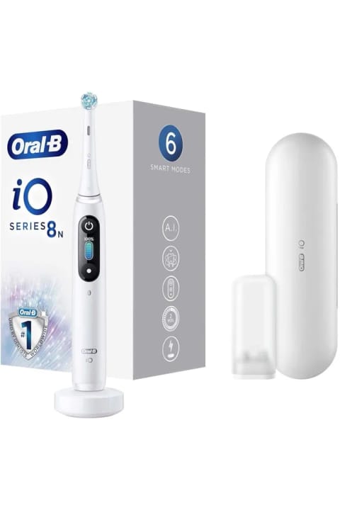مسواک برقی شارژی Oral-B با ۶ حالت هوشمند - سفید