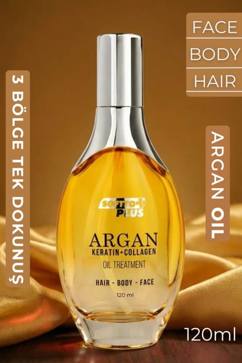 Softto Plus روغن مراقبت از مو، بدن و پوست حاوی آرگان ۱۲۰ میلی‌لیتر