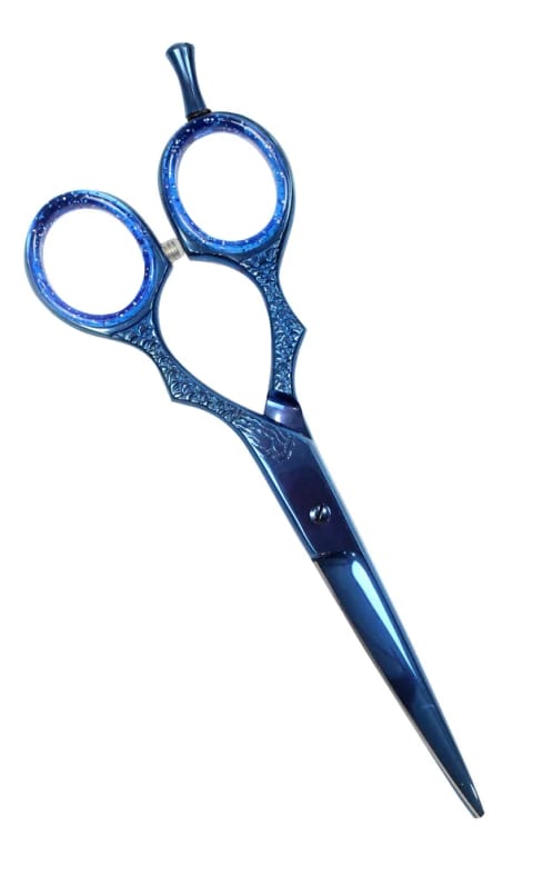 قیچی آرایشگری حرفه‌ای Trina سایز 6 اینچ آبی TRNMKSKS0057