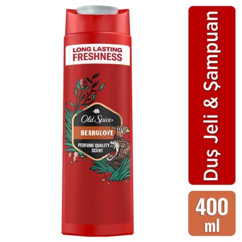Old Spice Bearglove شامپو بدن و مو مردانه 400 میلیلیتر