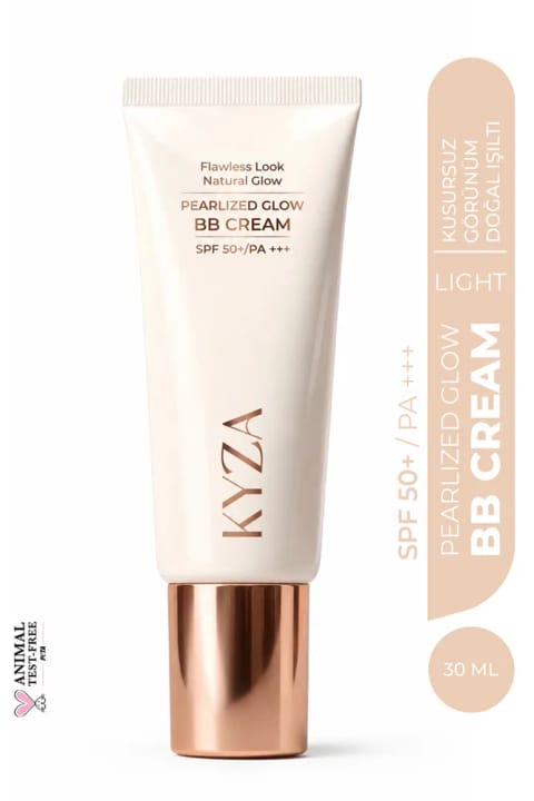 بیبی کرم درخشان kyza skin رنگ Light 01 با SPF 50+