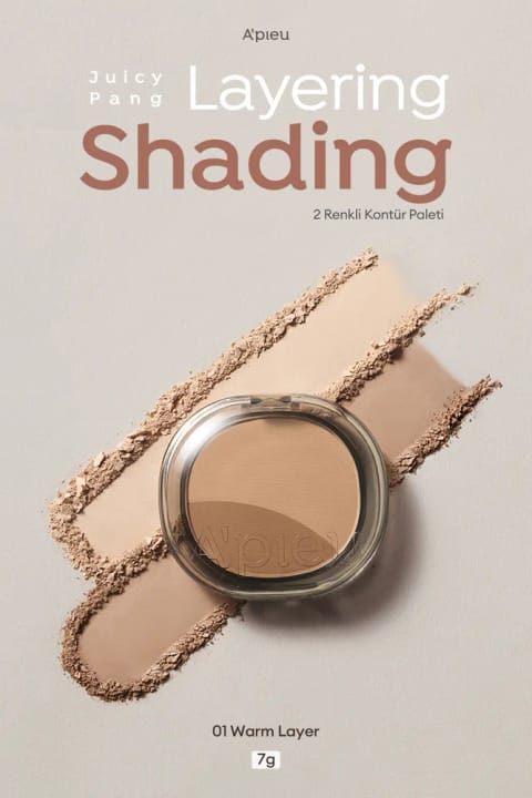 پالت کانتور دو رنگ Missha با تهرنگ گرم A'PIEU Juicy-Pang Layering S...