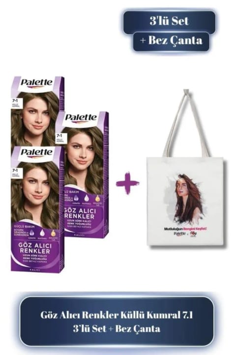 Palette Ash Brown 7-1 x3 - Bag