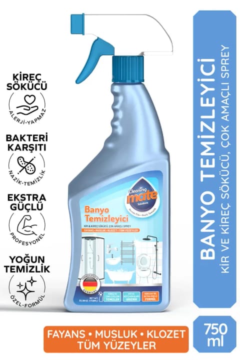 Cleaning Mate Solutions فوق‌العاده قوی رسوب‌بر حمام