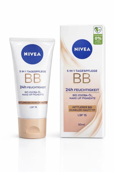 NIVEA کرم بیبی ۵ در ۱ مرطوبکننده، تناژ متوسط ۵۰ میلیلیتر