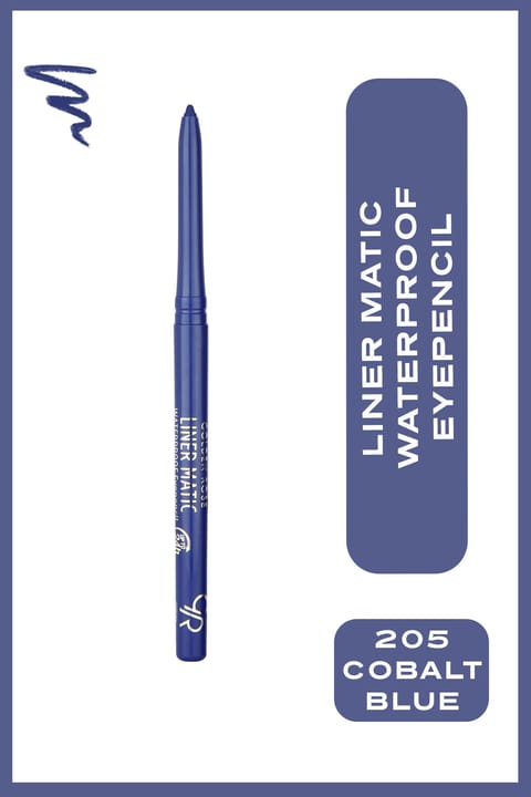 Golden Rose Liner Matic Waterproof Eyepencil - مداد چشم ضد آب شماره 2... — 205 Cobalt Blue Mavi