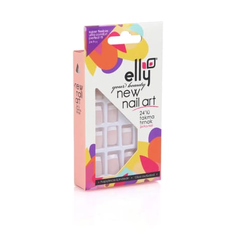 ناخن مصنوعی Elly مدل ELLYNAIL0076 بسته ۲۴ عددی