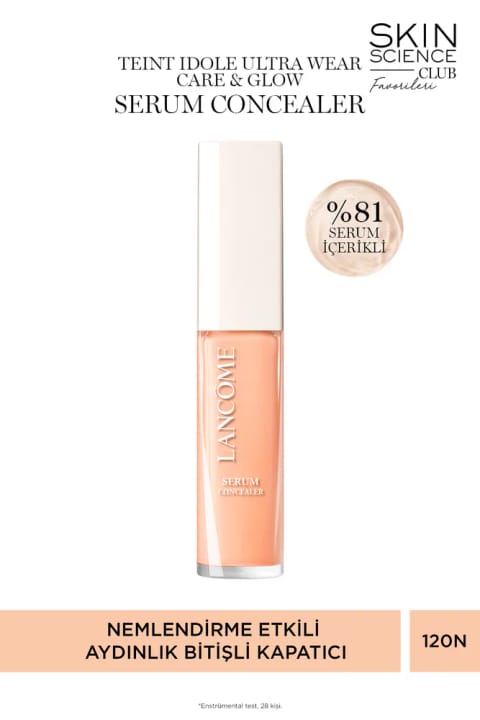 Lancome Teint Idole Ultra Wear Care & Glow سرم کانسیلر درخشان‌کننده 120...