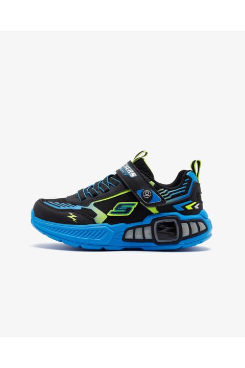 SKECHERS LIGHT STORM 3 کفش اسپرت پسرانه بزرگ چراغ‌دار مشکی 400151L BBLM