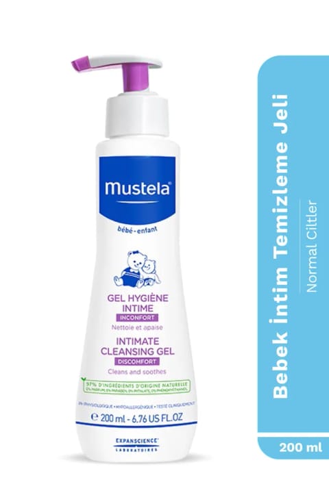 ژل شستشوی بهداشتی و مراقبت از ناحیه حساس کودک Mustela با عصاره Aloe Vera، مخصوص نوزاد و کودک ۲۰...