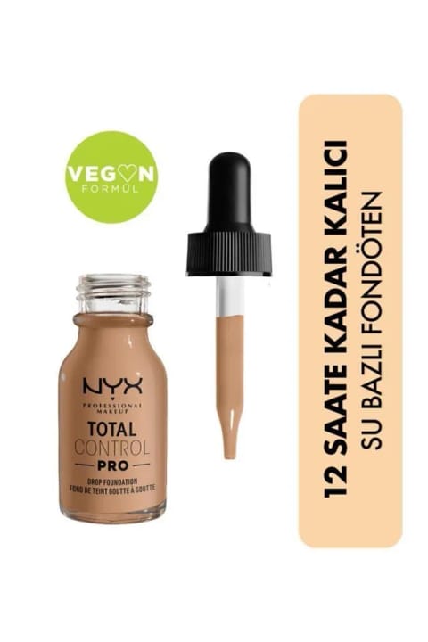 NYX Professional Makeup Total Control Pro Drop فاندیشن قابل تنظیم با قطرهچکان