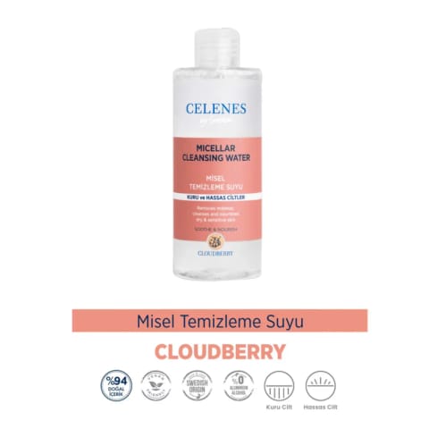 Celenes کلودبری میسلار واتر پاککننده 400 میلیلیتر