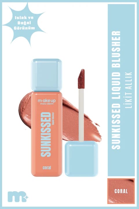 Maru.Derm رژگونه مایع با پیگمنت بالا – Liquid Blush Coral