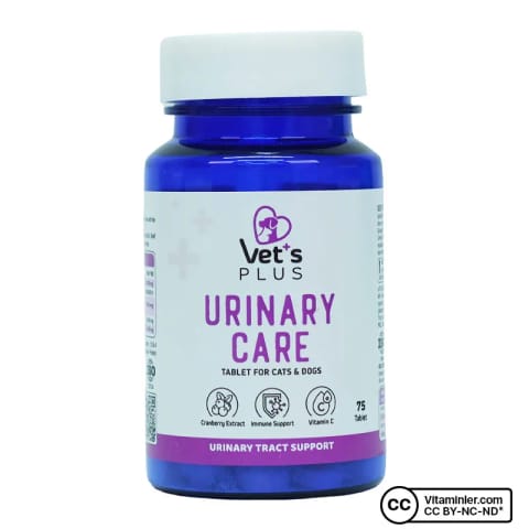 Vet's Plus Urinary برای گربه و سگ ۷۵ قرص